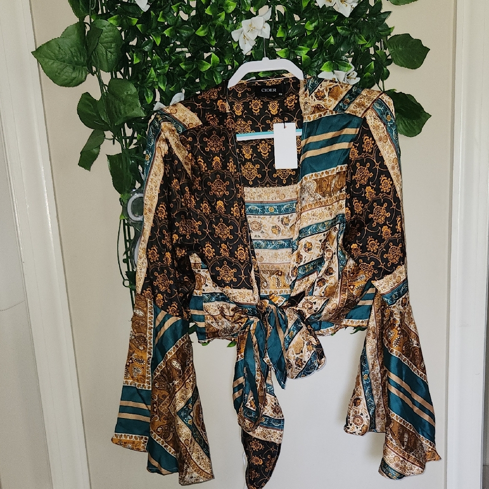 NBW Cider Multicolor Patterned Tank Top